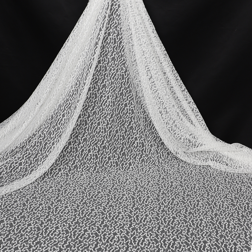 Yanzi Lace French Net Bridal Fabrics Dresses Chantilly Eyelash Dress Material Lingerie Fabric (59-465）