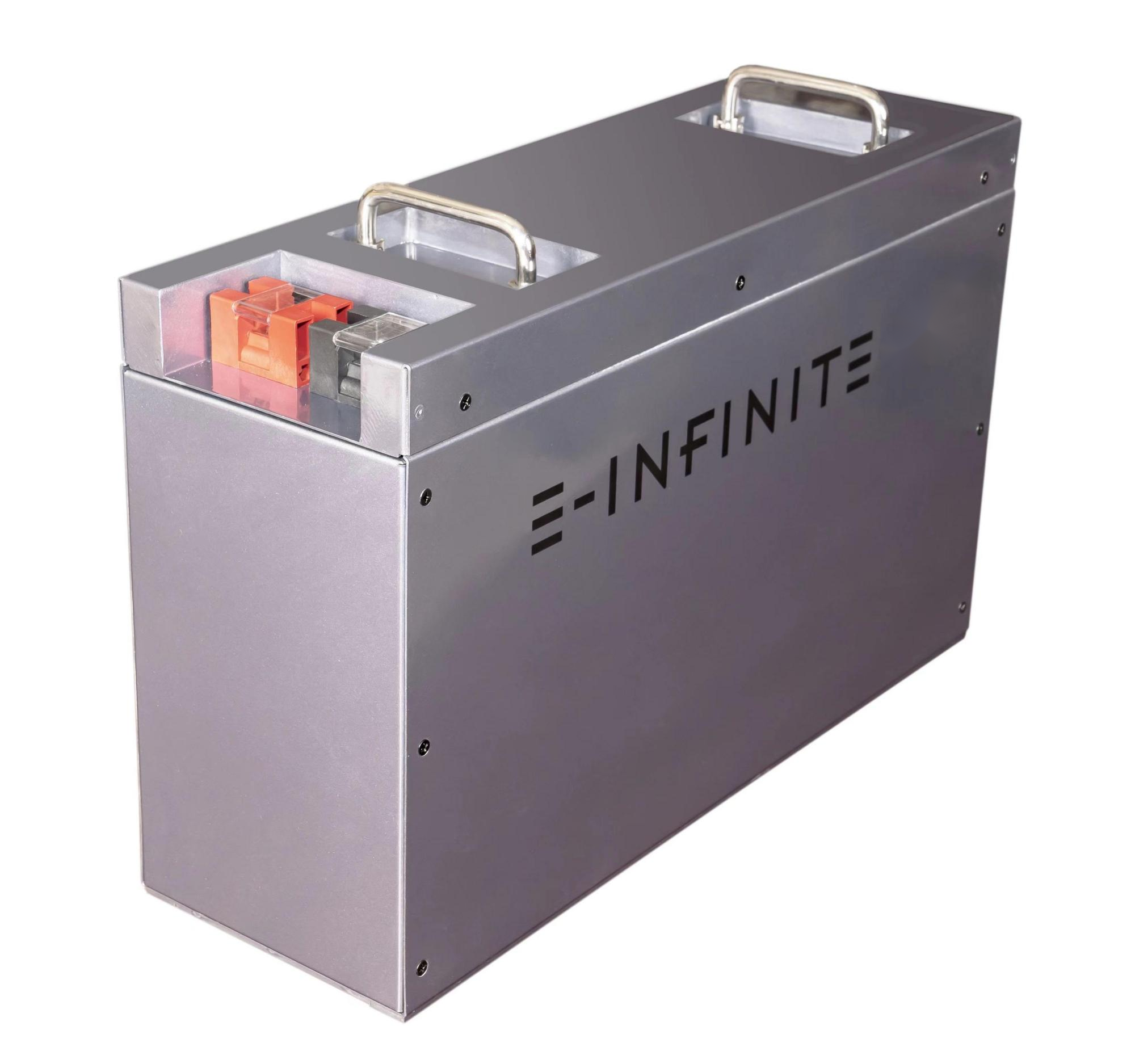 E-infinite , RV 12.8V 200Ah LiFePO4 Battery, Built-in 200A BMS