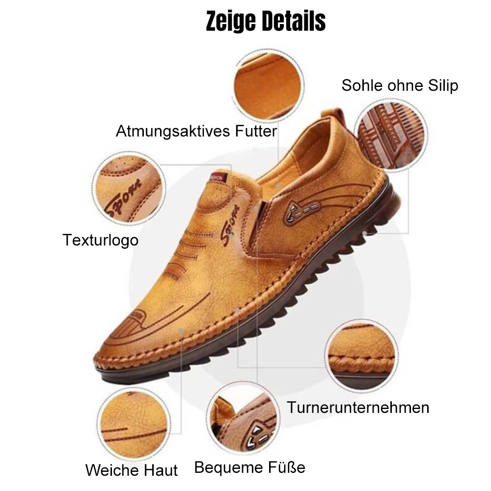 Saphirvogel™ Herren Casual Modische Lederschuhe mit weicher Sohle