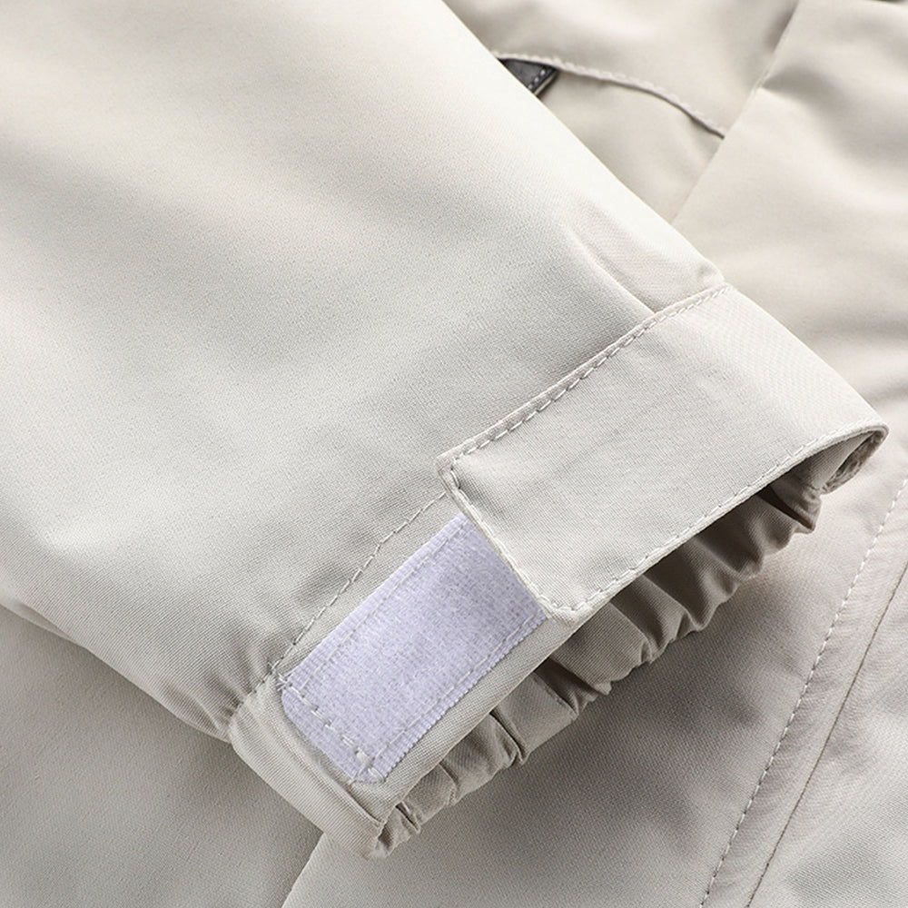 Saphirvogel™ Herren Winter Fleece Verdickung mit Kapuzen Parka Jacke