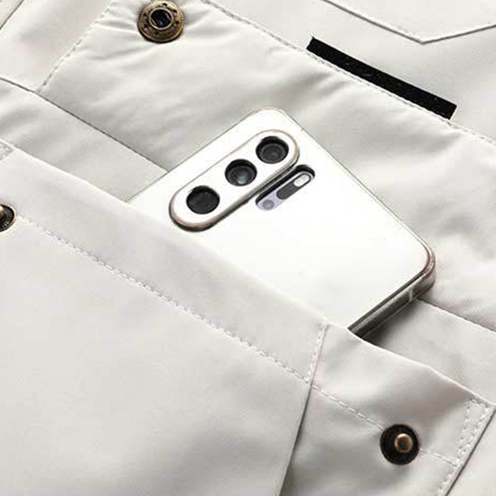 Saphirvogel™ Herren Winter Fleece Verdickung mit Kapuzen Parka Jacke