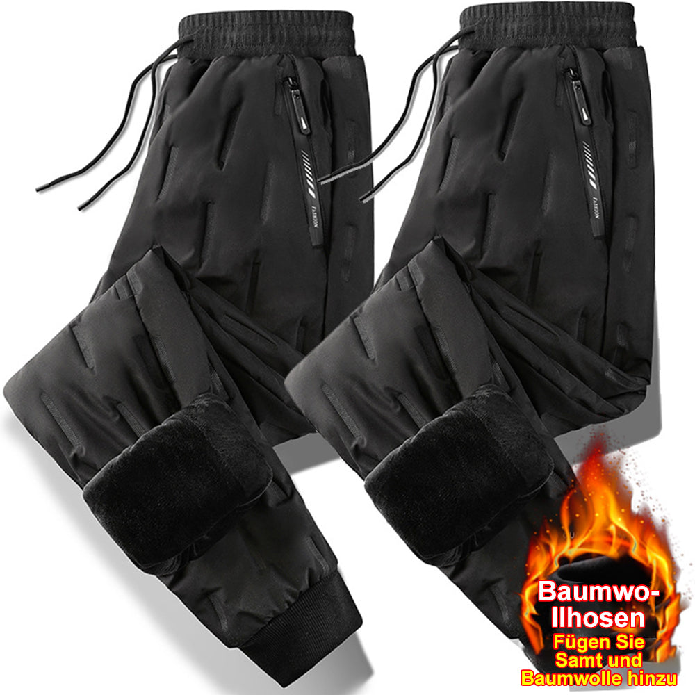 Saphirvogel™ Herren Fleece Herbst Winter Plus Samt dicke Freizeithosen