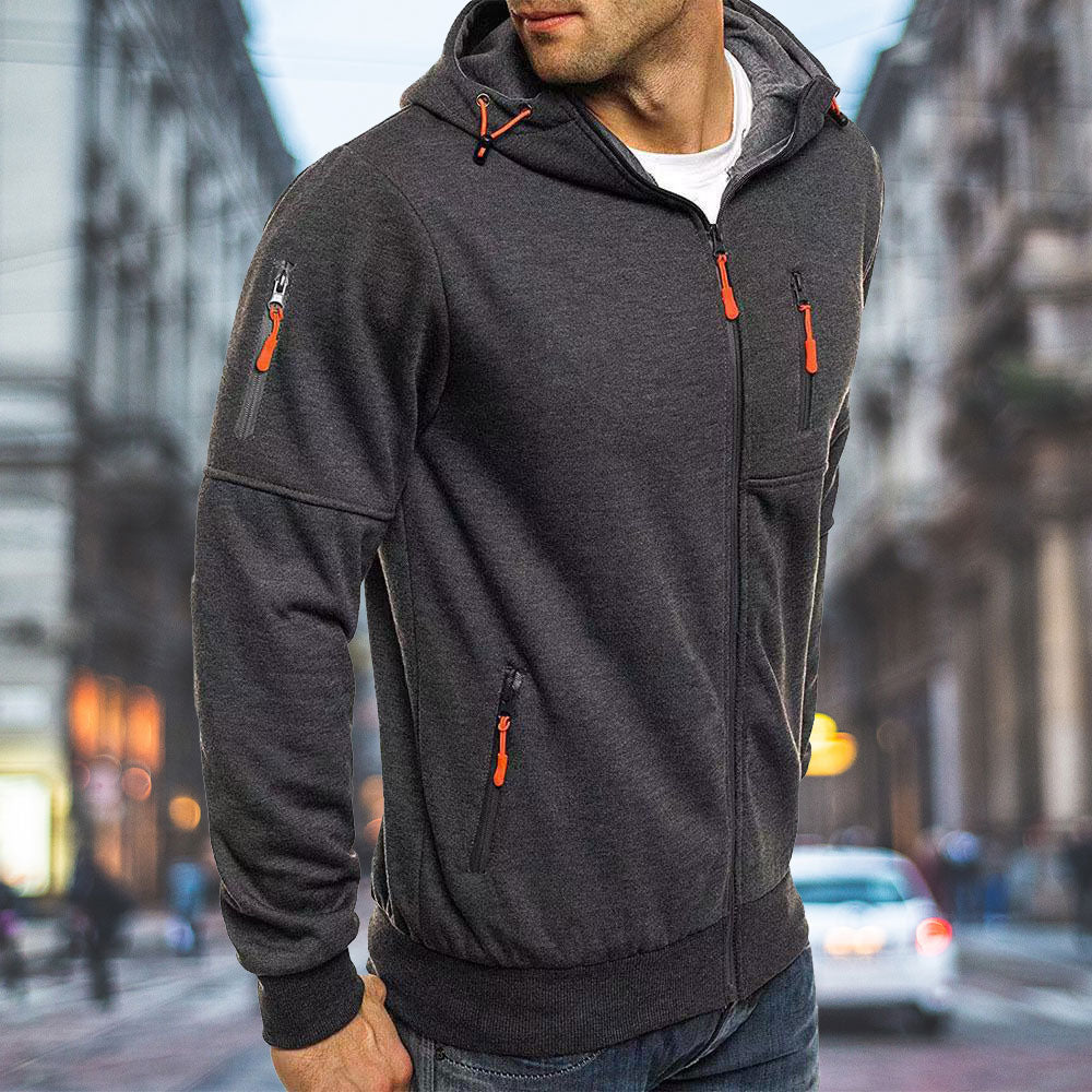 Saphirvogel™ Cardigan Sweatshirt mit Reißverschluss und Kapuze für Her