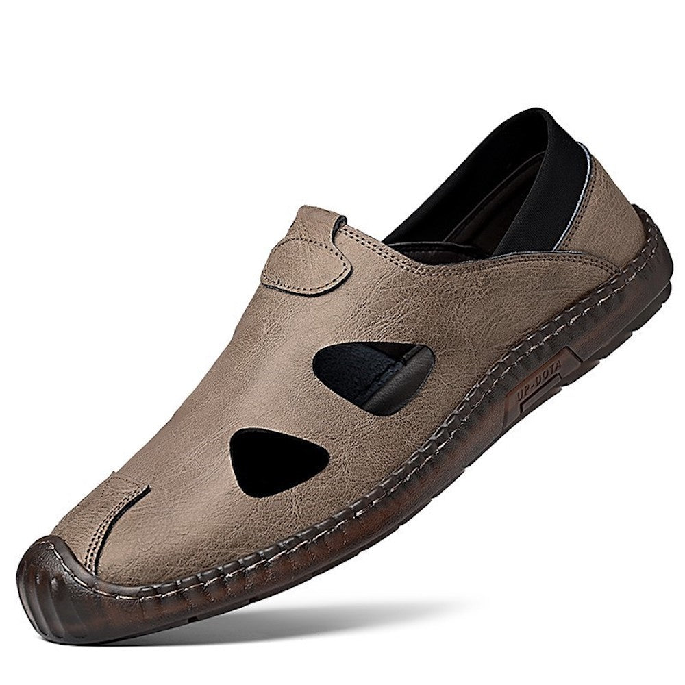 Pibok™ Hohle atmungsaktive Herrensandalen aus echtem Leder