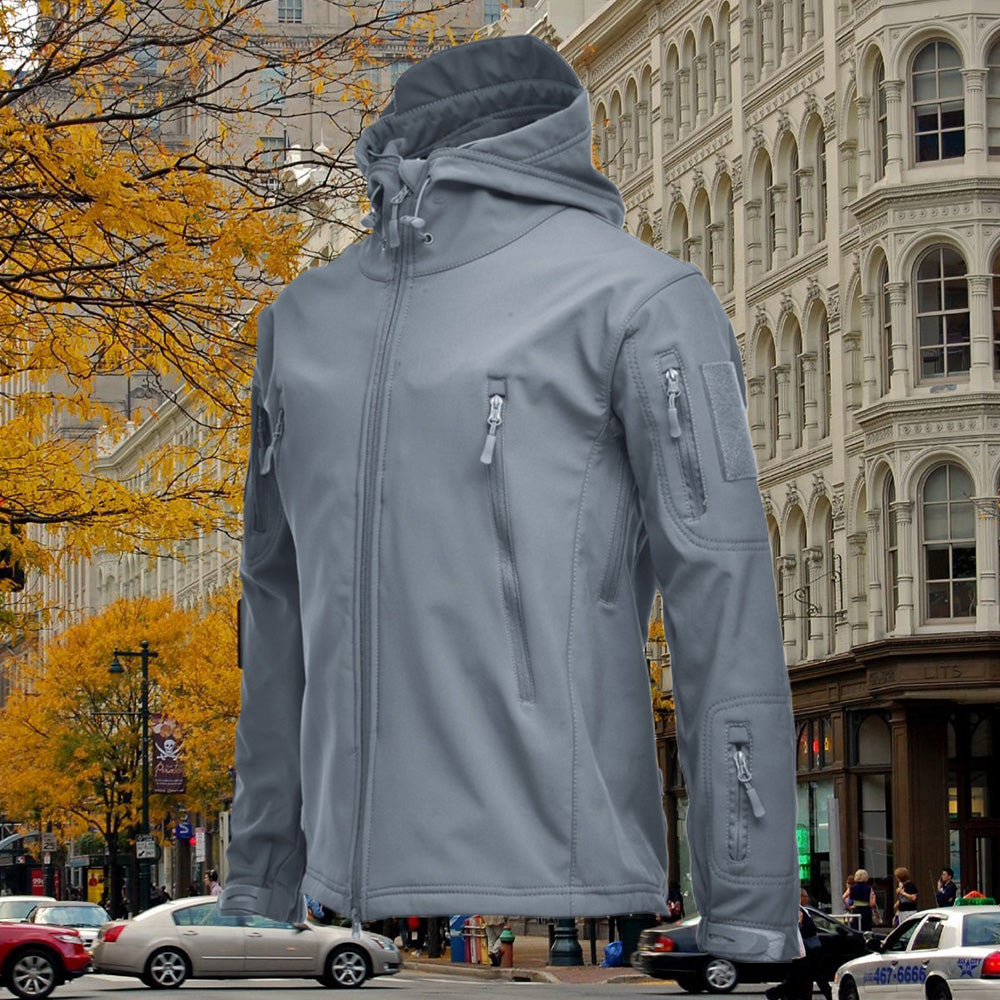 Saphirvogel™ Outdoor-Fleece-verdickte Softshell-wasserdichte Jacke