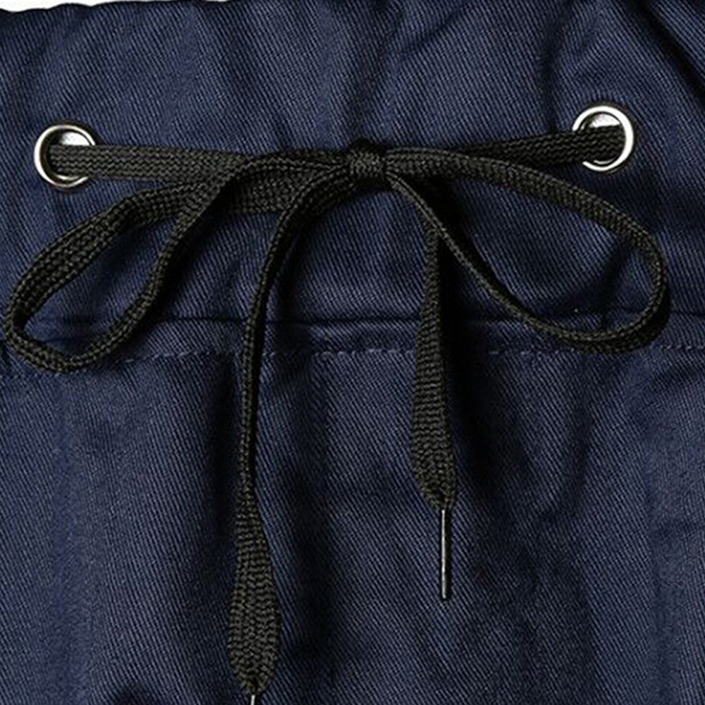 Saphirvogel™ Elastische Taillenhose mit Kordelzug für Herren Haremshose