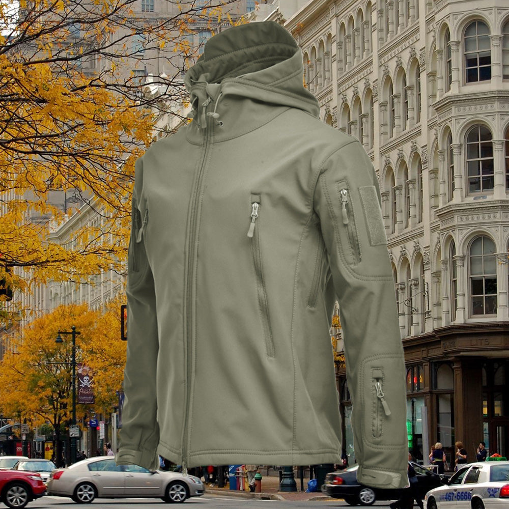 Saphirvogel™ Outdoor-Fleece-verdickte Softshell-wasserdichte Jacke