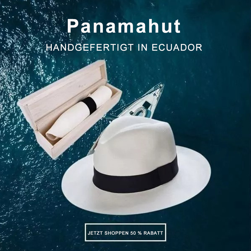 Saphirvogel™  Klassischer Panamahut, handgefertigt in Ecuador