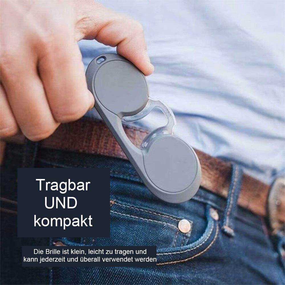 Saphirvogel™ Tragbare Mini-Nasenclip-Lesebrille