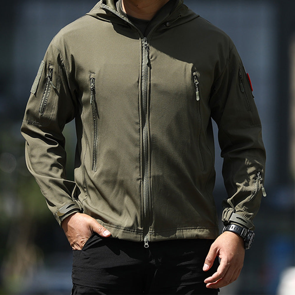 Saphirvogel™ Outdoor-Fleece-verdickte Softshell-wasserdichte Jacke
