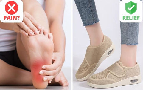 Onecomfy Women Adjusting Anti Slip Walking Shoes