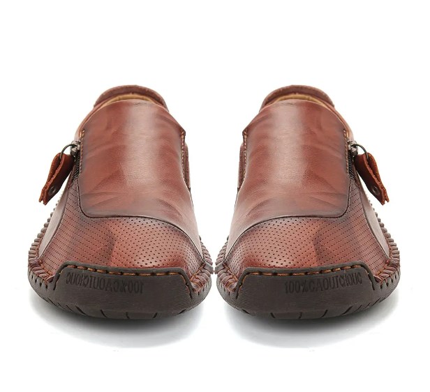 🔥Žhav&yacute; v&yacute;prodej🎁--60% SLEVA 🎉P&aacute;nsk&eacute; klasick&eacute; zipov&eacute; ručn&iacute; &scaron;it&iacute; Pohodln&eacute; měkk&eacute; nazouv&aacute;ky na lež&eacute;rn&iacute; kožen&eacute; boty