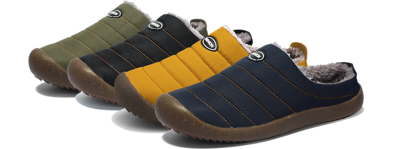 Calceus Addison Winter Water-resistant Fur-lined Flat Slippers detail Image