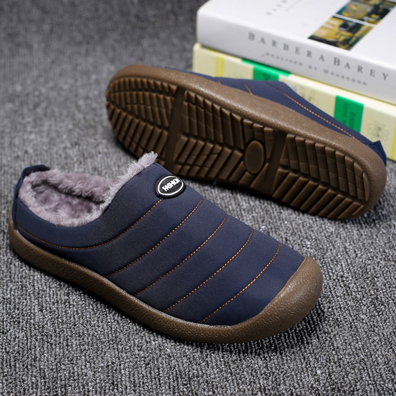 Calceus Addison Winter Water-resistant Fur-lined Flat Slippers detail Image
