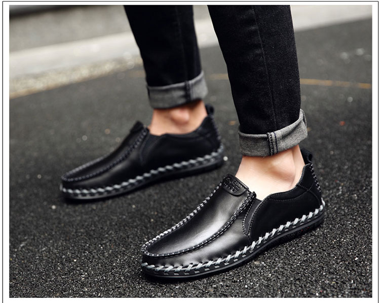 2024 MEN'S LEATHER SLIP ON CASUAL SHOES