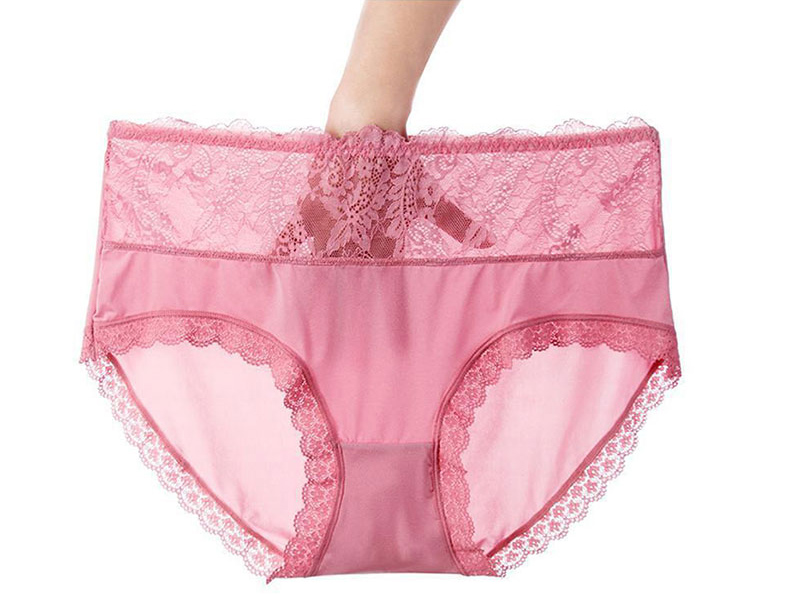 Fosterry®3/5PCS-Plus Size Ice Silk Lace Panties