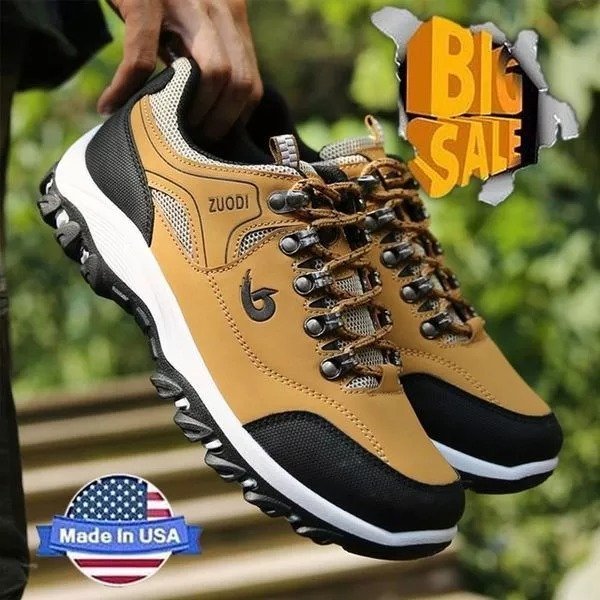 Men's Good Arch Support Outdoor Breathable Light Travel Sneakers