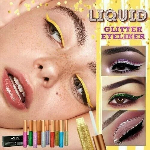 10-color Liquid Glitter Eyeliner