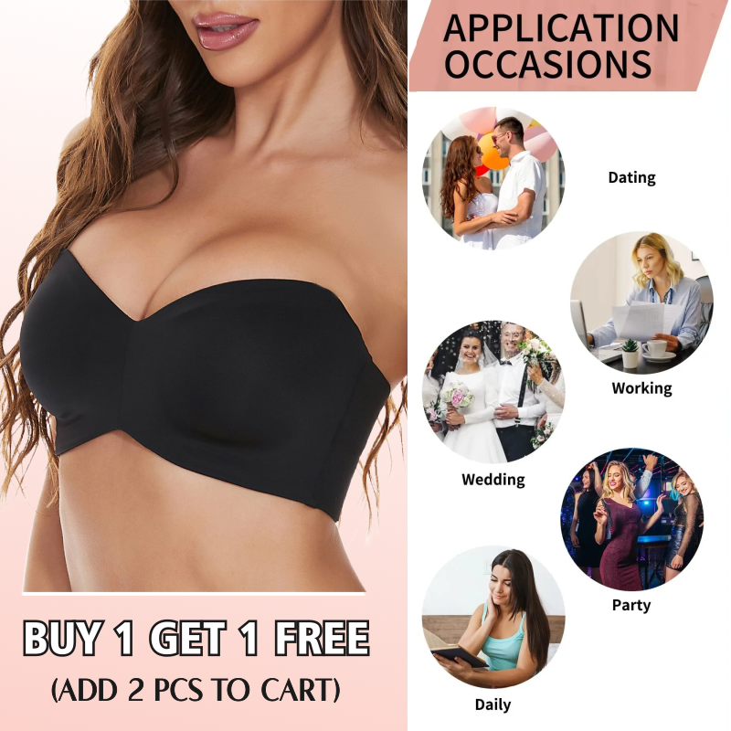 🔥BUY 1 GET 1 FREE(Add 2 Pcs To Cart)🔥Perfect 4-in-1: Convertible Bandeau,Shapewear,Full Support&Non-Slip