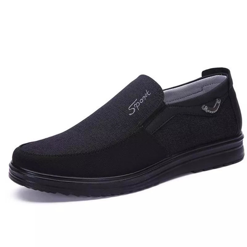 Men's Extended Width Foot And Heel Comfortable Insole Non-Slip Loafers