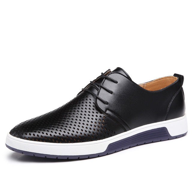 2022 NEW LEATHER MEN BREATHABLE CASUAL SHOES