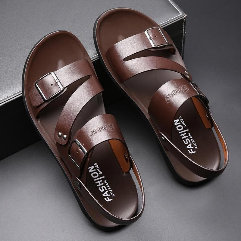 Men's Genuine Leather Casual Sandals
