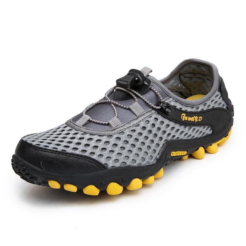 Men's Hollow Mesh Outdoor Hiking Breathable Shoes