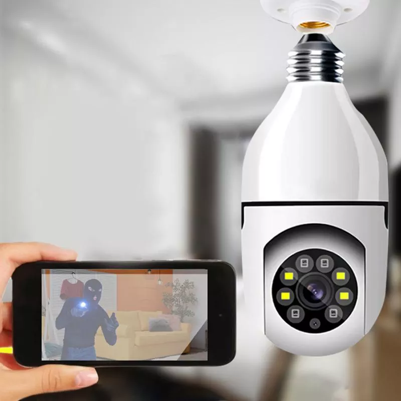 Keep an Eye on Your Love & Home Anytime Anywhere – Lightbulb Security Camera!