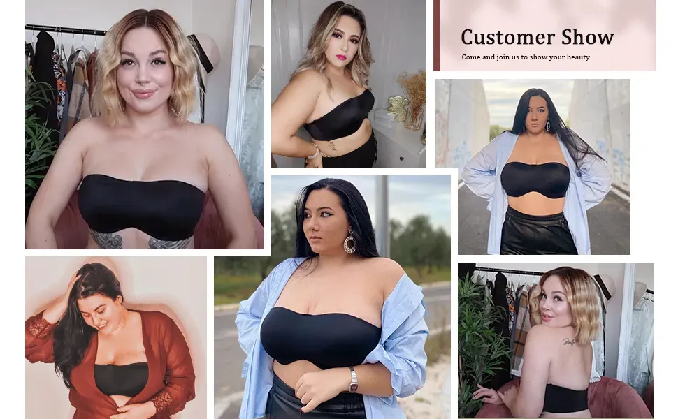 LAST DAY 49% OFF - Full Support Non-Slip Convertible Bandeau Bra (Buy 2 Free Shipping)