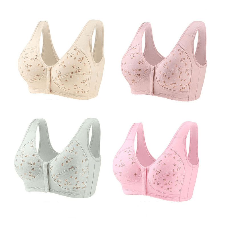 [ BUY 1 GET 3 ] CONVENIENT FRONT BUTTON BRA