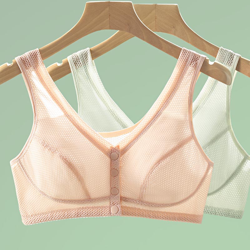 💦Summer Breathable & Comfortable Front Button Bra
