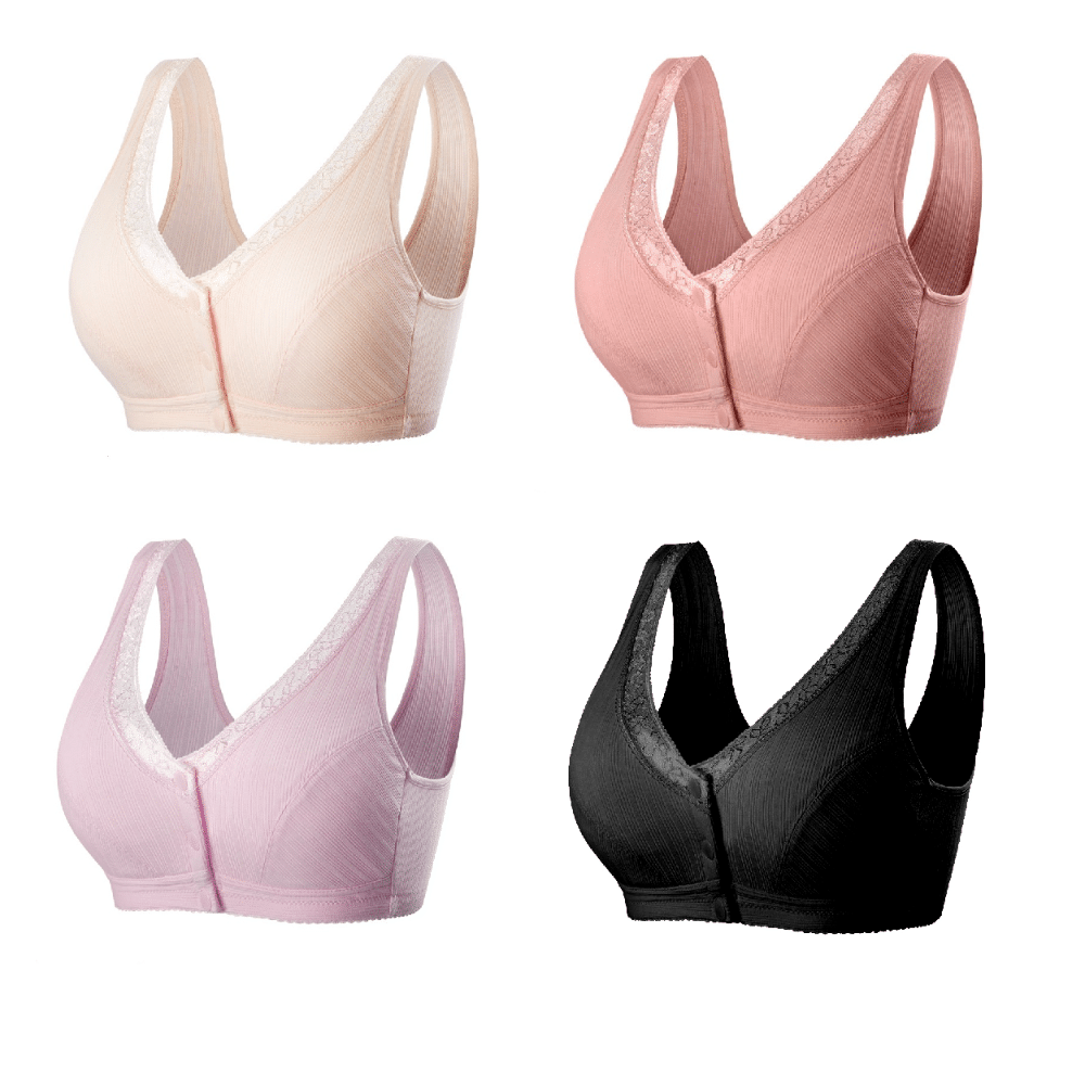 3 PCS Comfortable Cotton Large Size  Bra