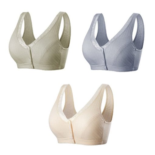 3 PCS Comfortable Cotton Large Size  Bra