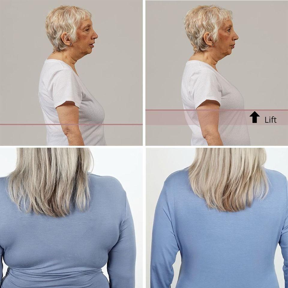 Seamless Lift Bra with Front Cross Side Buckle