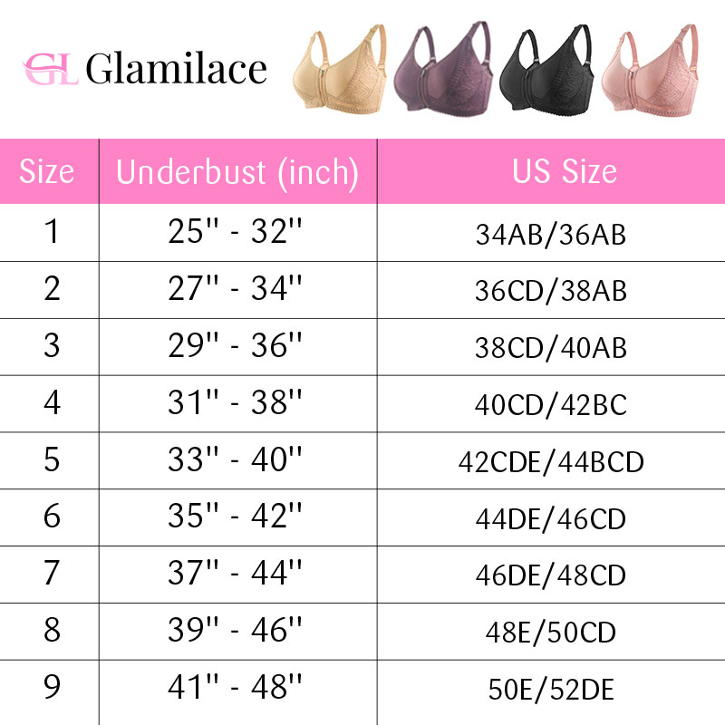 GlamiLace - GlamiLace Last day 80% OFF - Wireless Zip Front Full Coverage Bra 21