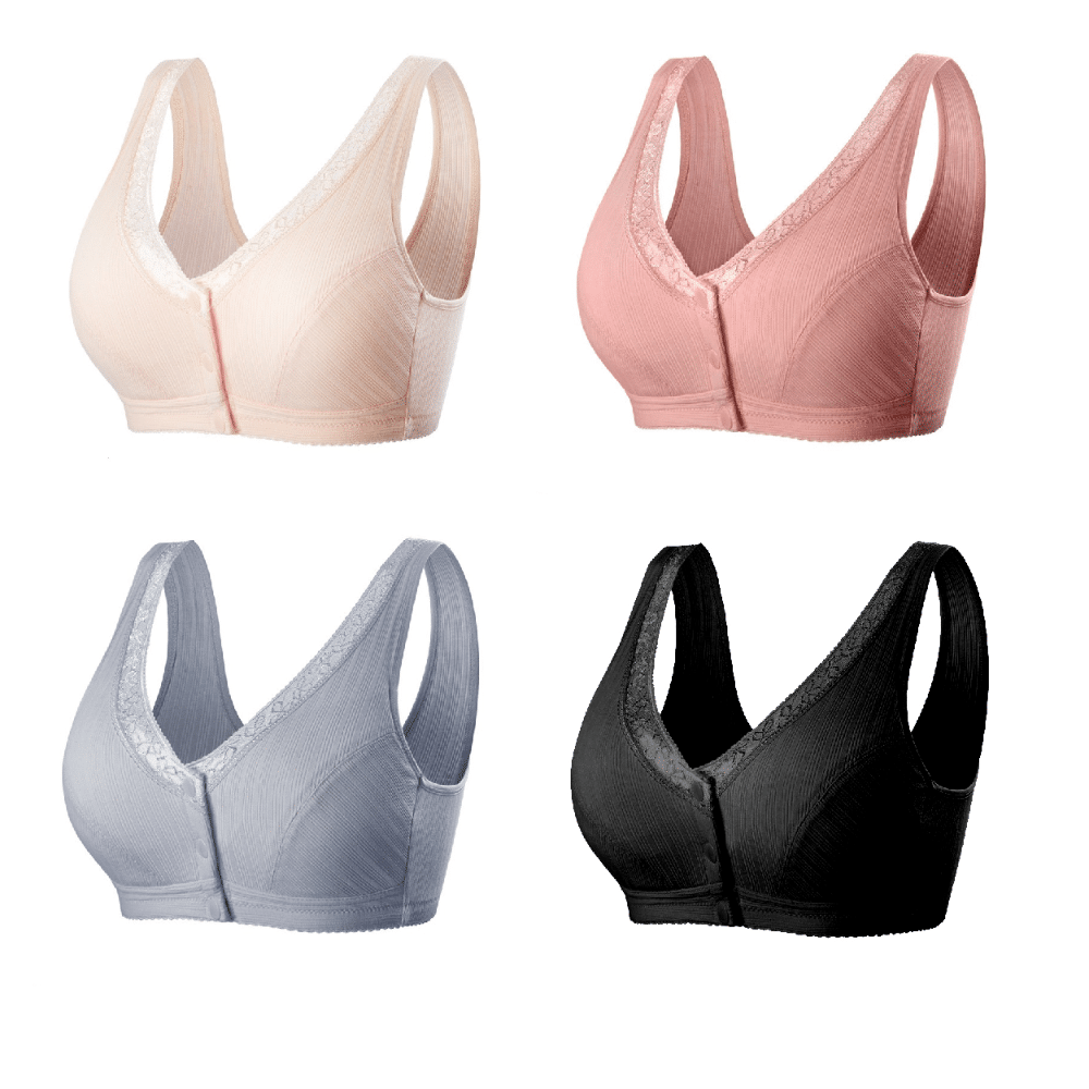 3 PCS Comfortable Cotton Large Size  Bra