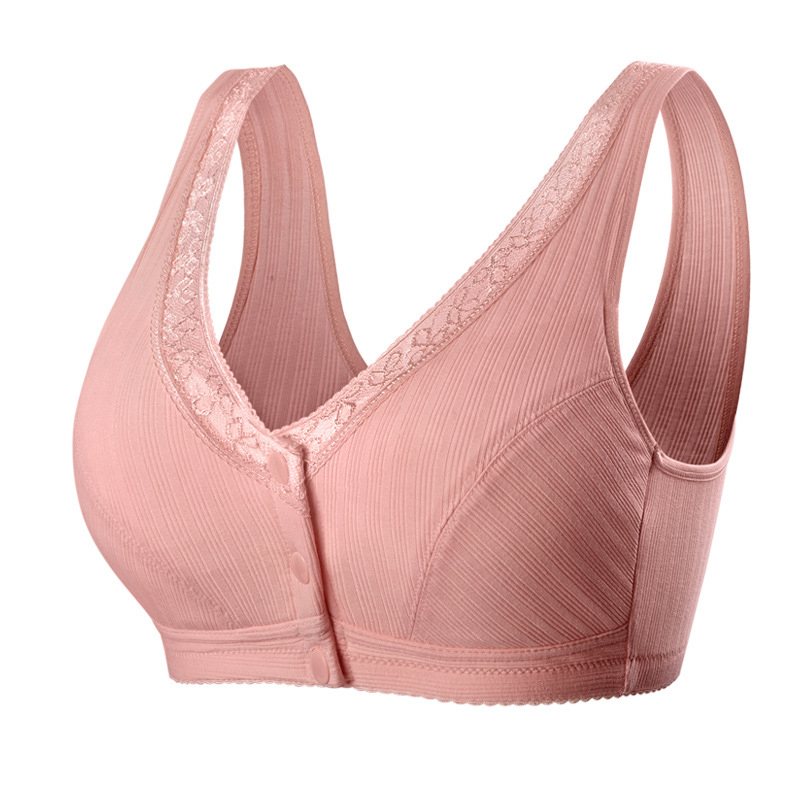 Buy 1 Free 1🔥 Plus Size Cotton Front Buckle Bra