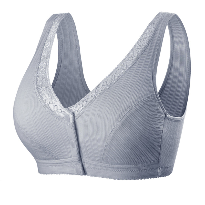 Buy 1 Free 1🔥 Plus Size Cotton Front Buckle Bra