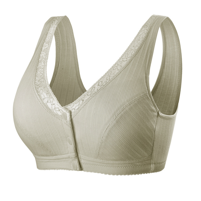Buy 1 Free 1🔥 Plus Size Cotton Front Buckle Bra