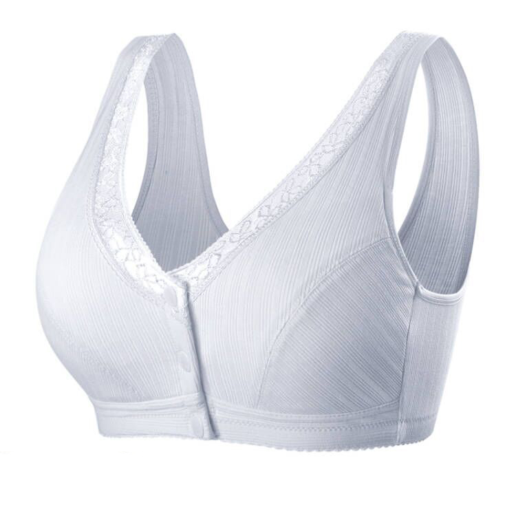 Buy 1 Free 1🔥 Plus Size Cotton Front Buckle Bra
