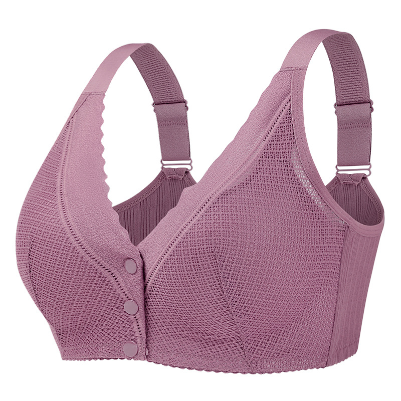 Buy 1 Free 1🔥 Plus Size Cotton Front Buckle Bra