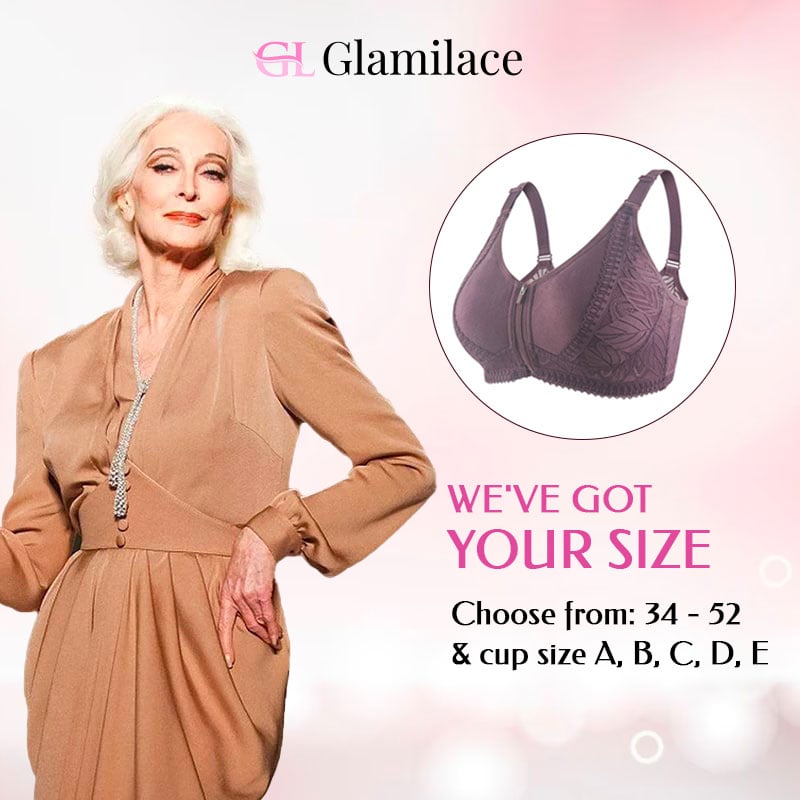 ✨Last day 80% OFF✨Wireless Zip Front Full Coverage Bra🎁BEST GIFT