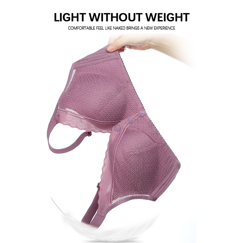 Buy 1 Free 1🔥 Plus Size Cotton Front Buckle Bra