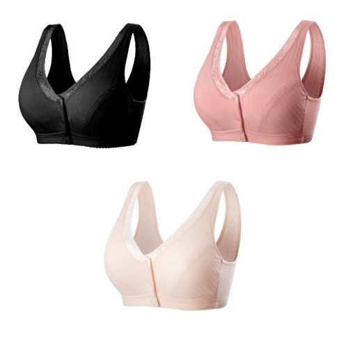 3 PCS Comfortable Cotton Large Size  Bra