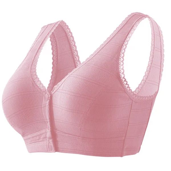 Buy 1 Free 1🔥 Plus Size Cotton Front Buckle Bra
