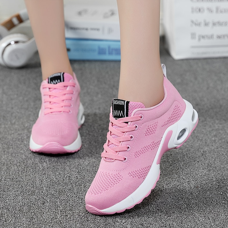 Last Day Promotion 75% OFFWomen Walking Shoes Air Cushion Slip-On Shoes