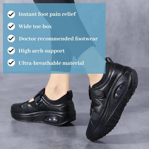 Women Orthopedic Shoes, Wide Adjusting Soft Comfortable Diabetic Walking Shoes