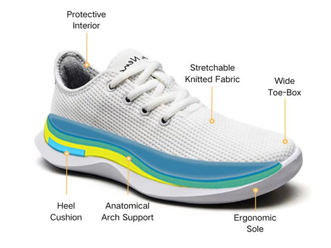 Women Orthopedic Sneakers Sport Running Shoes – walkjoyful