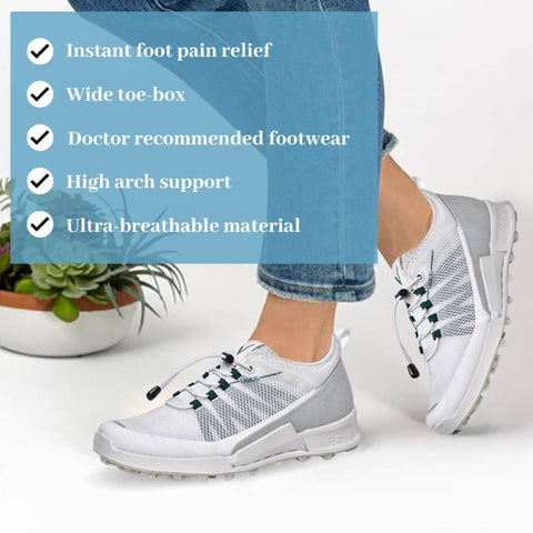 Onecomfy Orthopedic Women Sneaker Breathable Lace-up Arch Support Fashion Trainer