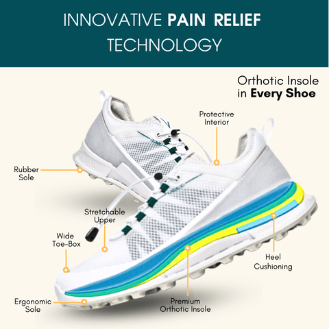 Onecomfy Orthopedic Women Sneaker Breathable Lace-up Arch Support Fashion Trainer